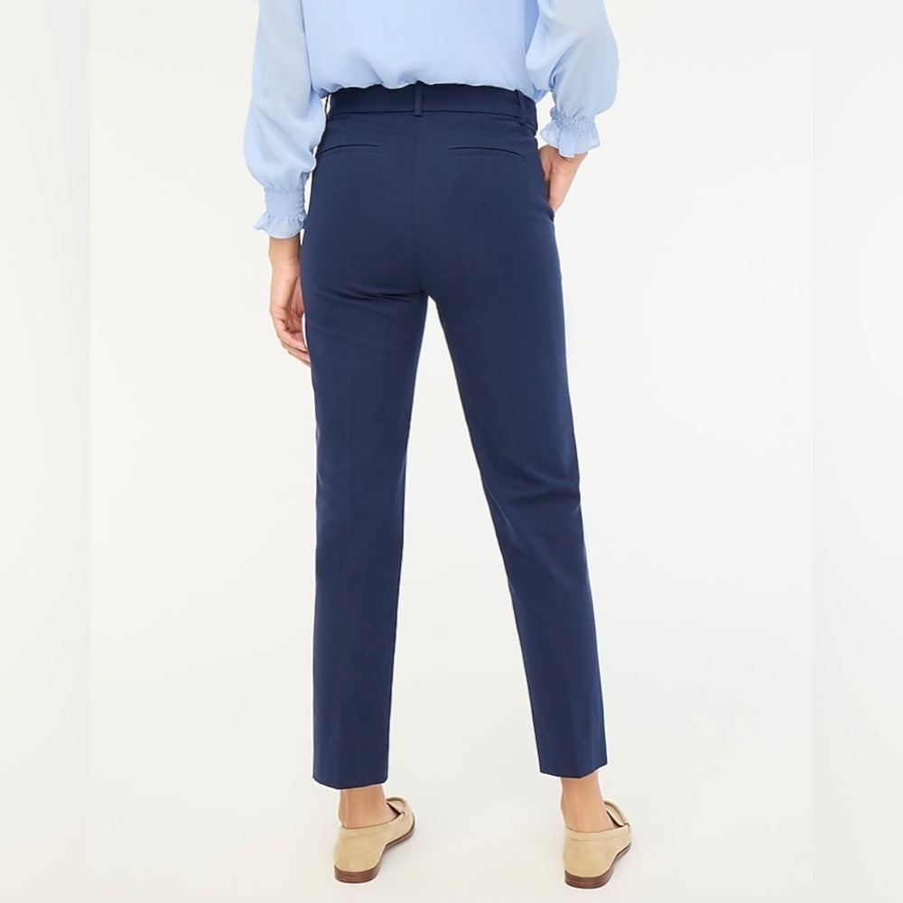 NWT J Crew Factory Kallie straight-leg pant Size 6 Navy - Picture 3 of 7